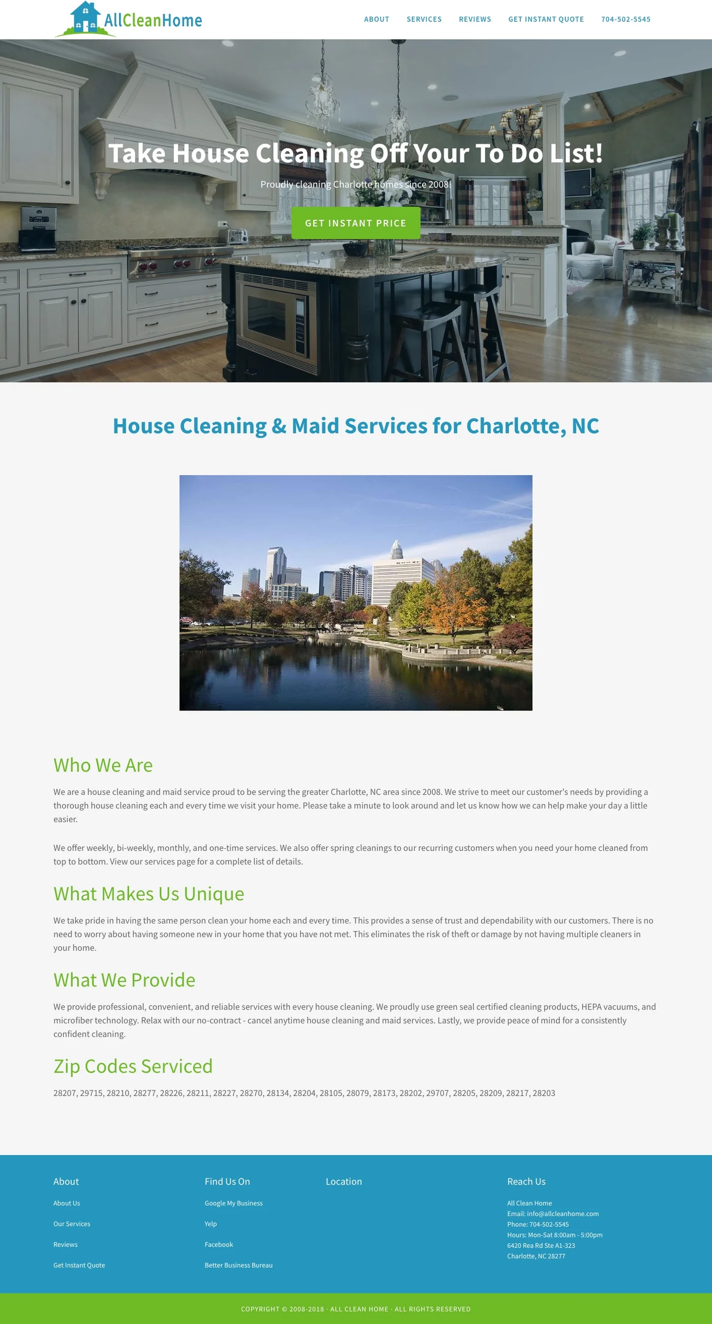 All Clean Home before — WordPress